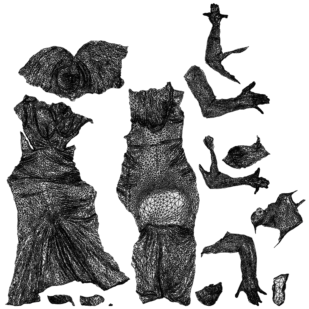 realistic 3D people woman formal formalaffairs, render-ready for V-Ray and Corona, FBX OBJ, wireframe top-down view