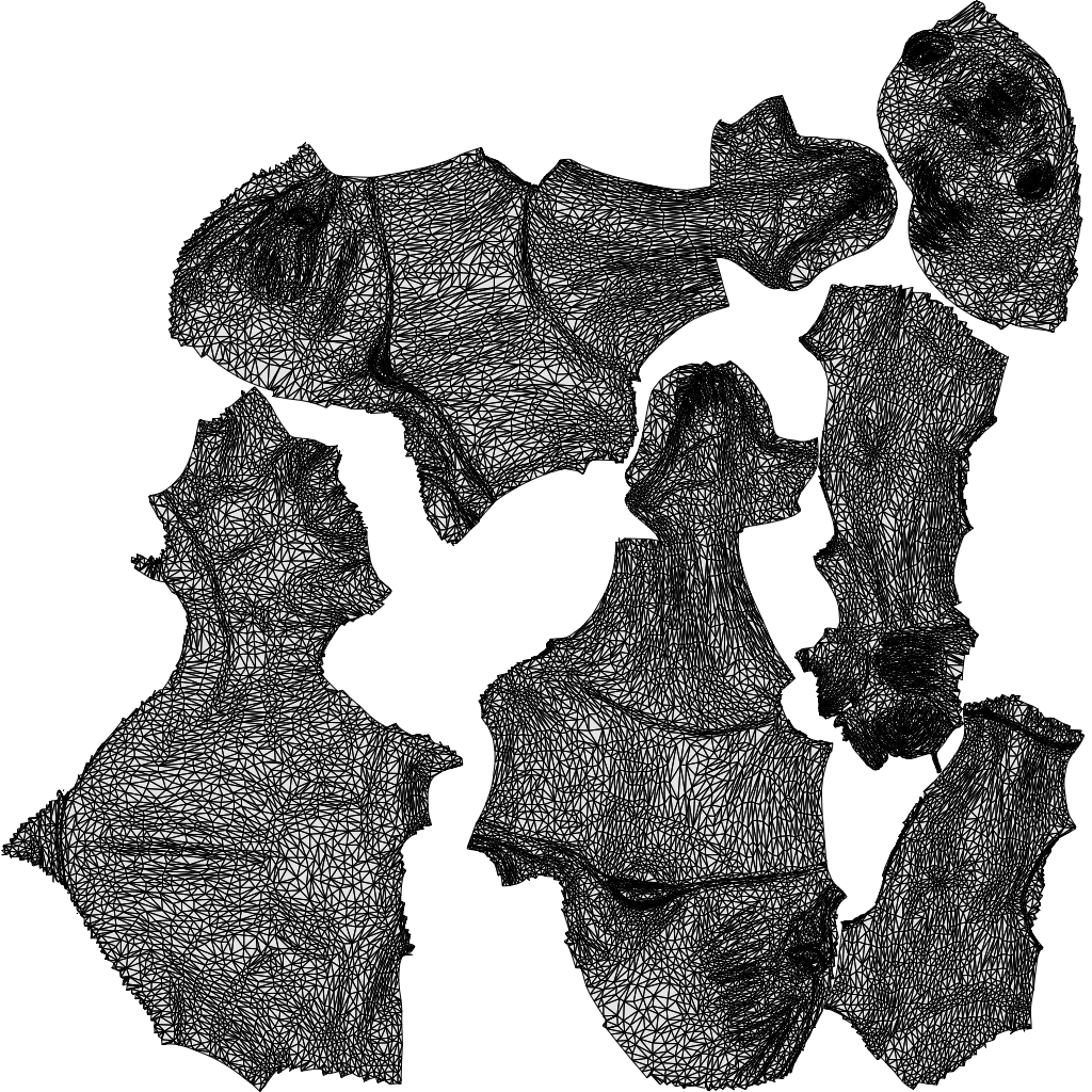 photogrammetry 3D man pool, realistic human model archviz FBX, wireframe top-down view