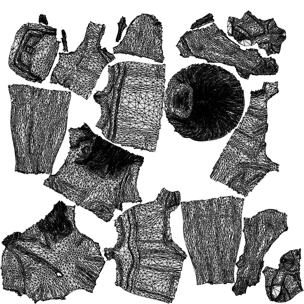 realistic 3D woman business standing, scanned archviz people for Blender and 3ds Max, wireframe top-down view