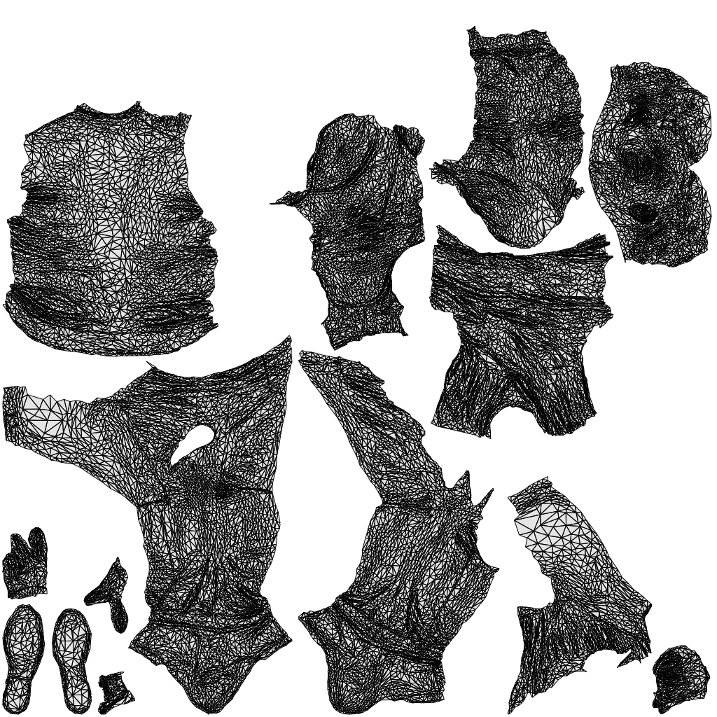 realistic 3D man casual sitting, scanned archviz people for Blender and 3ds Max, wireframe top-down view