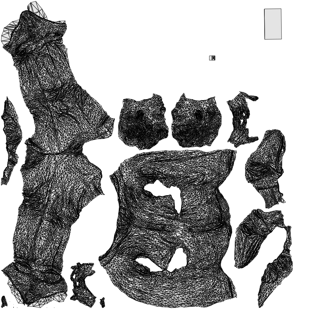 photogrammetry 3D man casual walking, realistic human model archviz FBX, wireframe top-down view