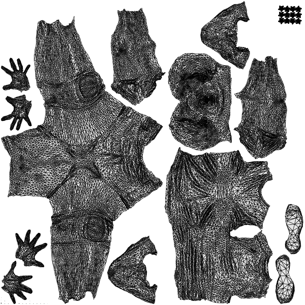 realistic 3D people woman sport, render-ready for V-Ray and Corona, FBX OBJ, wireframe top-down view
