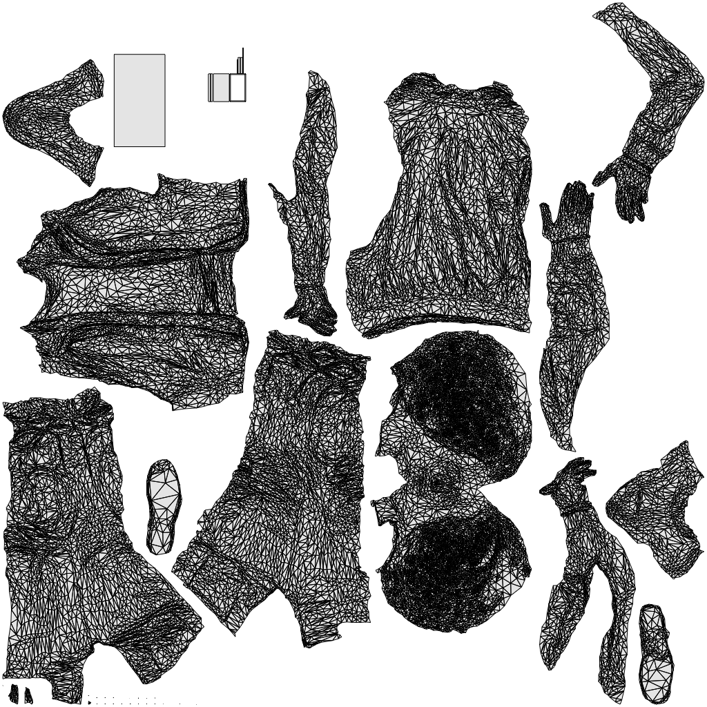 photogrammetry 3D man casual standing, realistic human model archviz FBX, wireframe top-down view