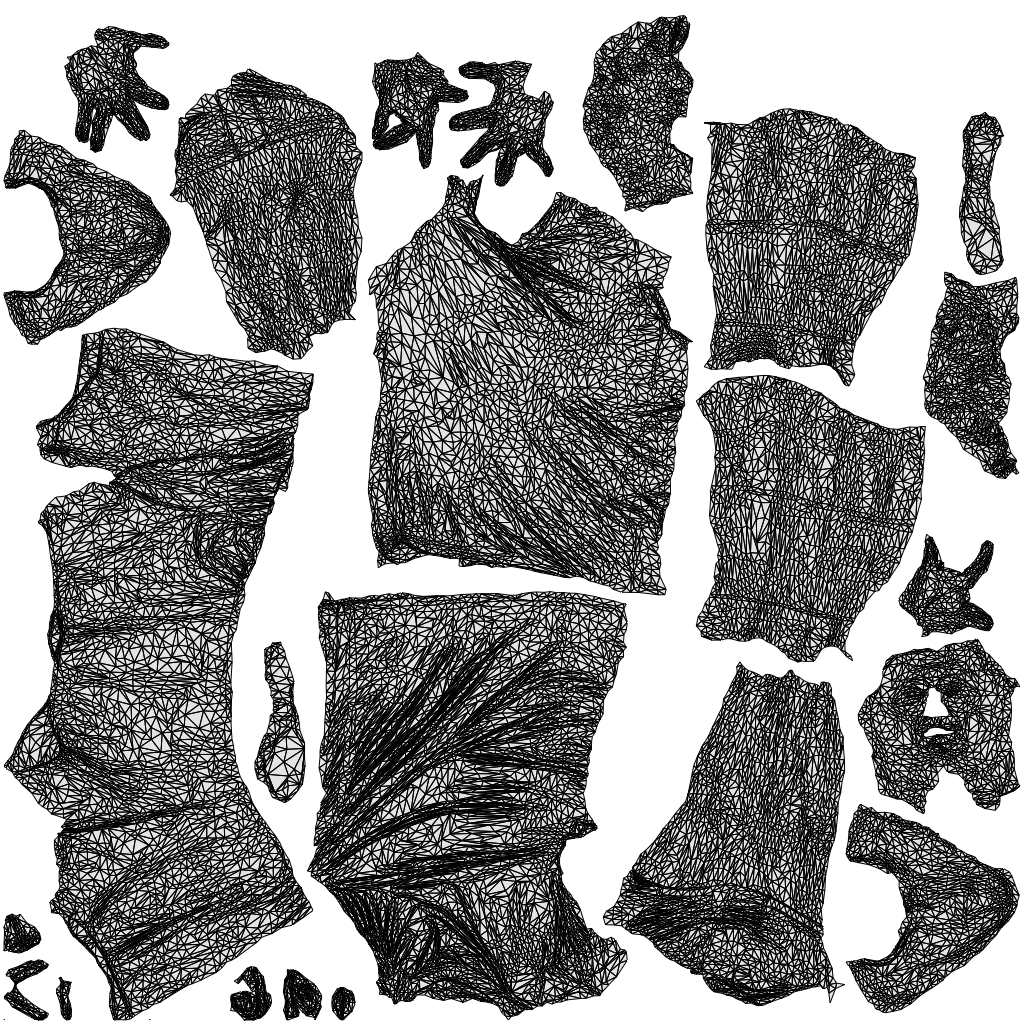 realistic 3D man sport, scanned archviz people for Blender and 3ds Max, wireframe top-down view
