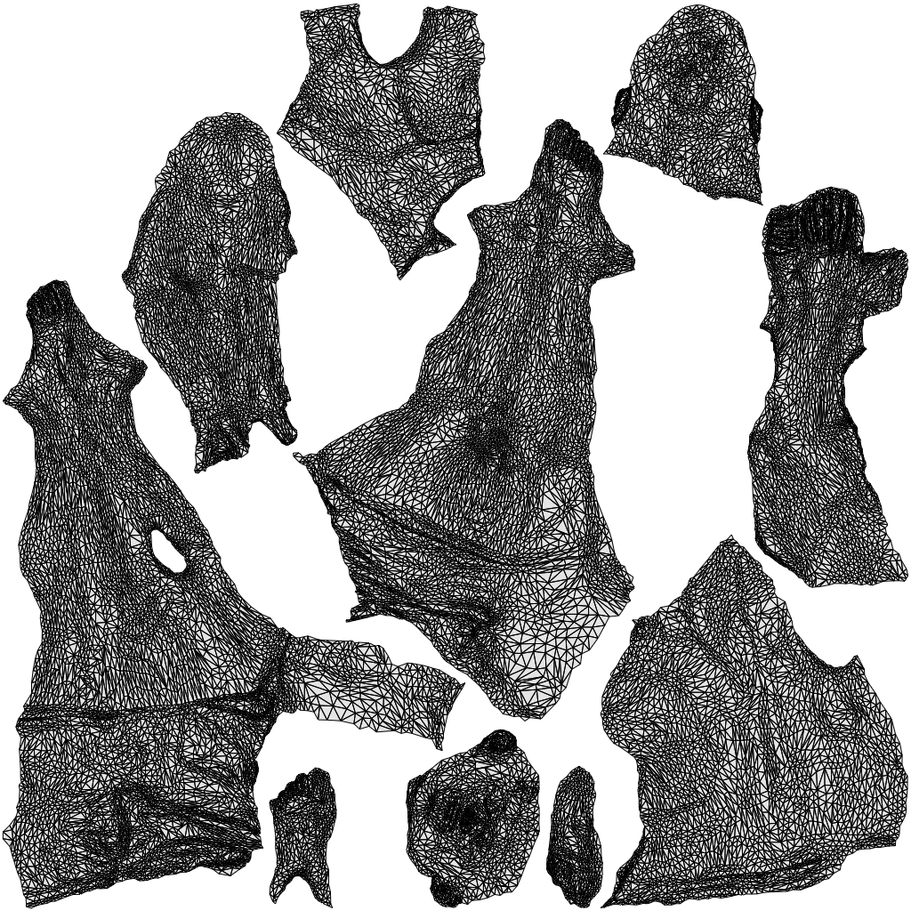 3D people model man pool, scanned human for 3ds Max rendering, wireframe three-quarter back view