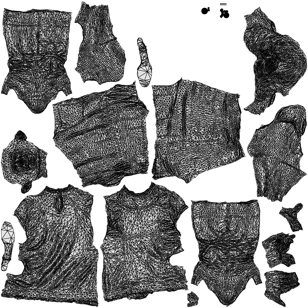 realistic 3D woman casual standing, scanned archviz people for Blender and 3ds Max, wireframe top-down view