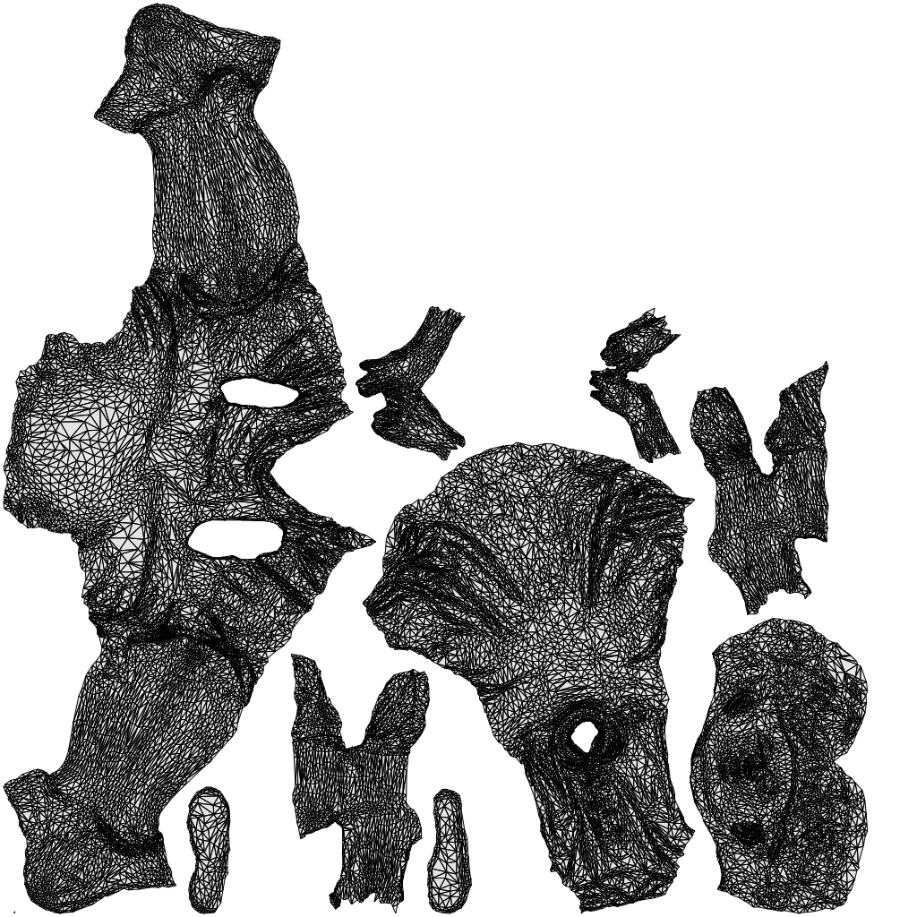 3D scanned boy kids casual, photorealistic archviz people for Enscape and SketchUp, wireframe top-down view