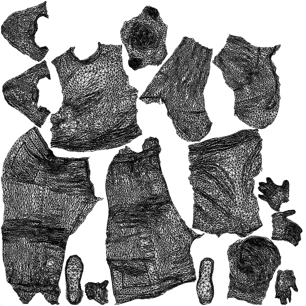realistic 3D people man casual standing, render-ready for V-Ray and Corona, FBX OBJ, wireframe top-down view
