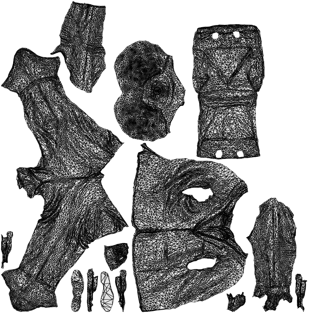 3D human model man business walking, photogrammetry scanned person for archviz, wireframe top-down view
