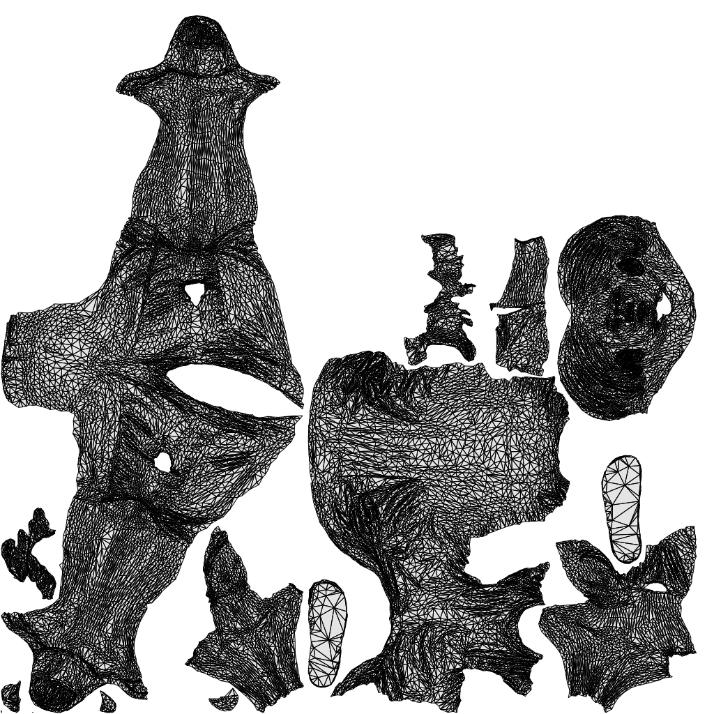3D human model boy casual kids, photogrammetry scanned person for archviz, wireframe top-down view