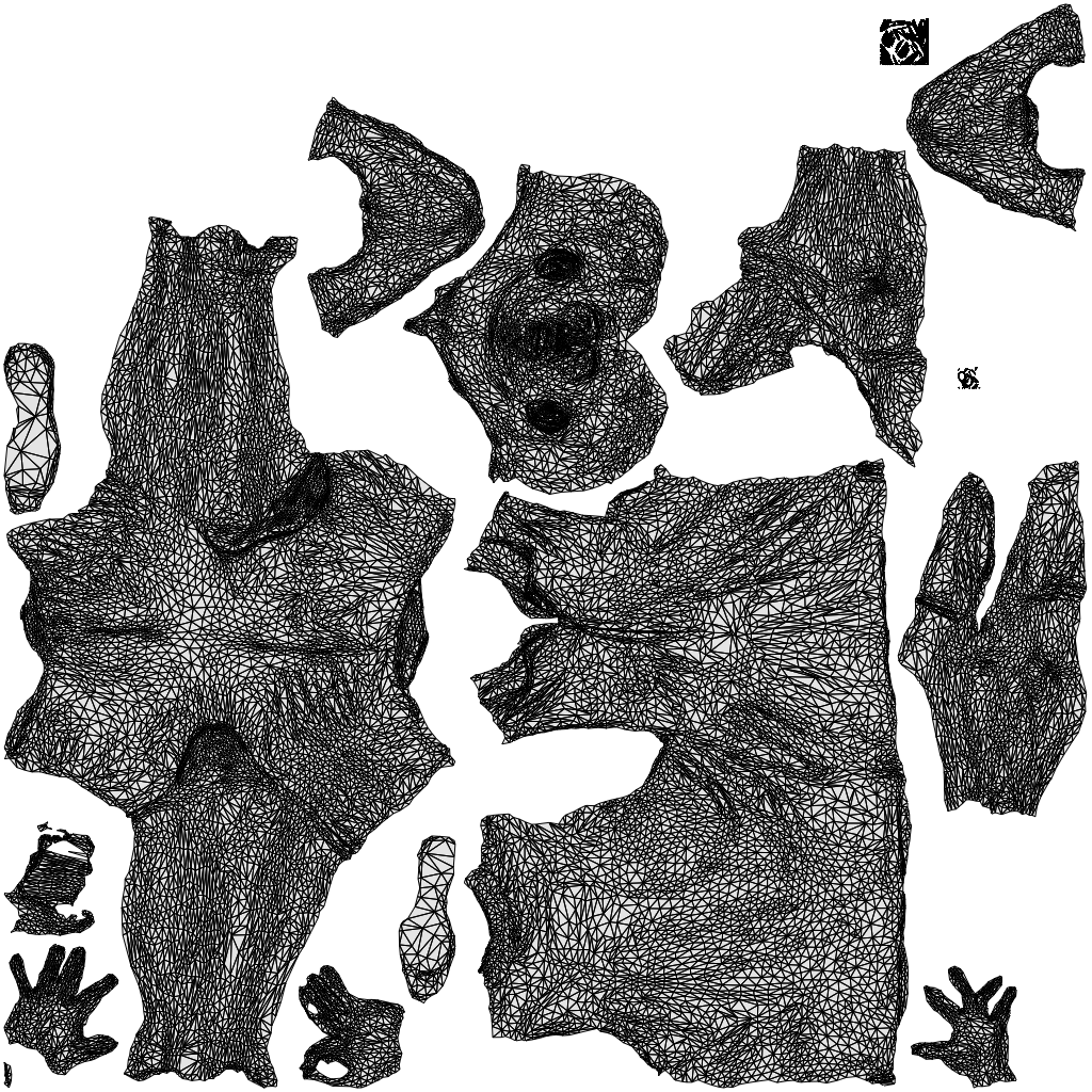 3D human model senior man sport, photogrammetry scanned person for archviz, wireframe top-down view