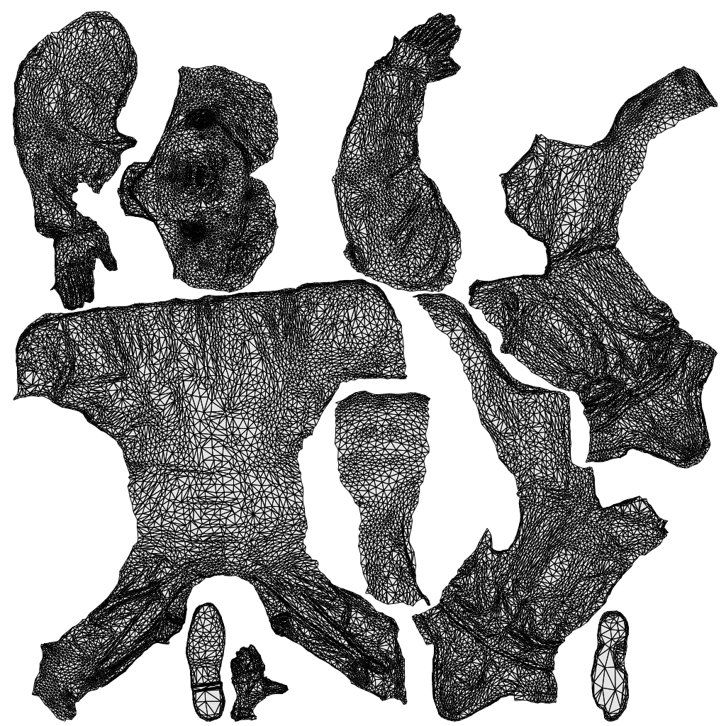 realistic 3D people man business, render-ready for V-Ray and Corona, FBX OBJ, wireframe top-down view