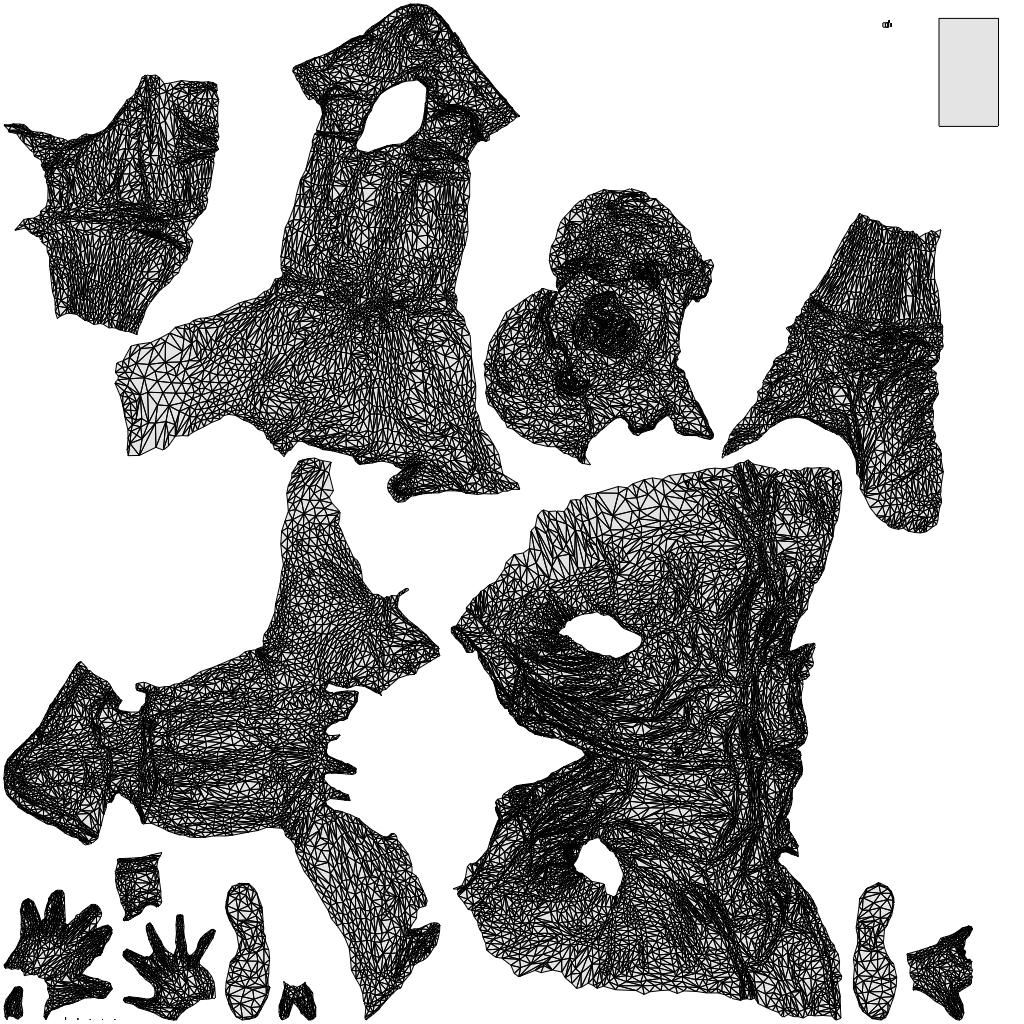 realistic 3D people man casual sitting, render-ready for V-Ray and Corona, FBX OBJ, wireframe top-down view