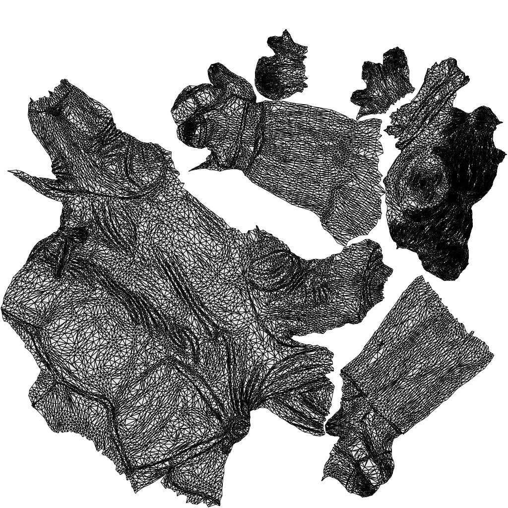 scanned 3D woman business driving, photogrammetry people for Enscape and V-Ray, wireframe top-down view