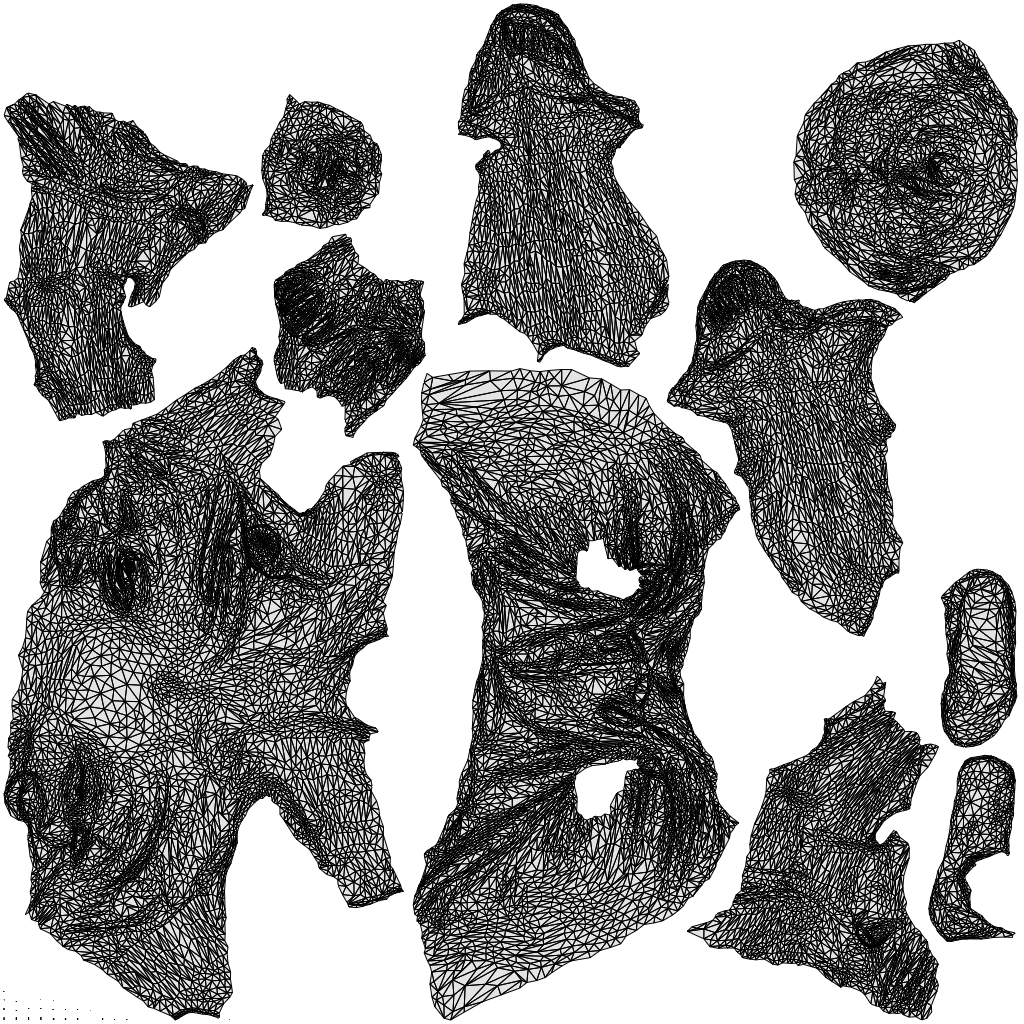 photogrammetry 3D boy kids, realistic human model archviz FBX, wireframe top-down view