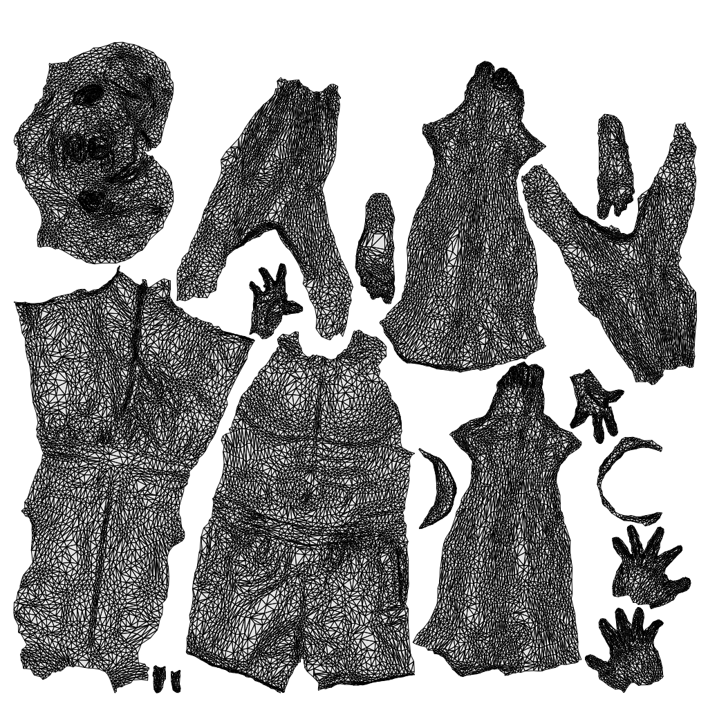 realistic 3D people man pool, render-ready for V-Ray and Corona, FBX OBJ, wireframe top-down view