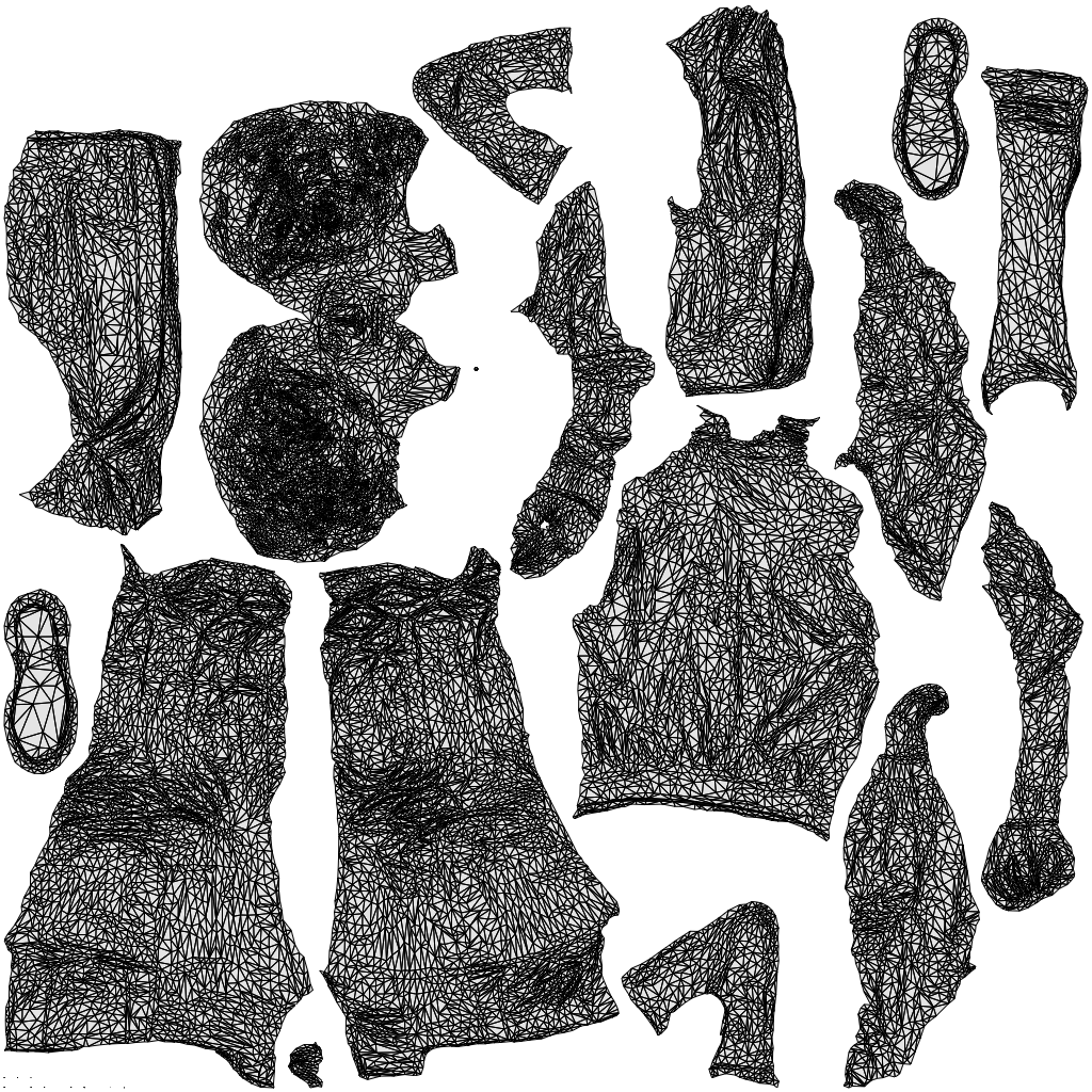 photogrammetry 3D man casual mix, realistic human model archviz FBX, wireframe top-down view