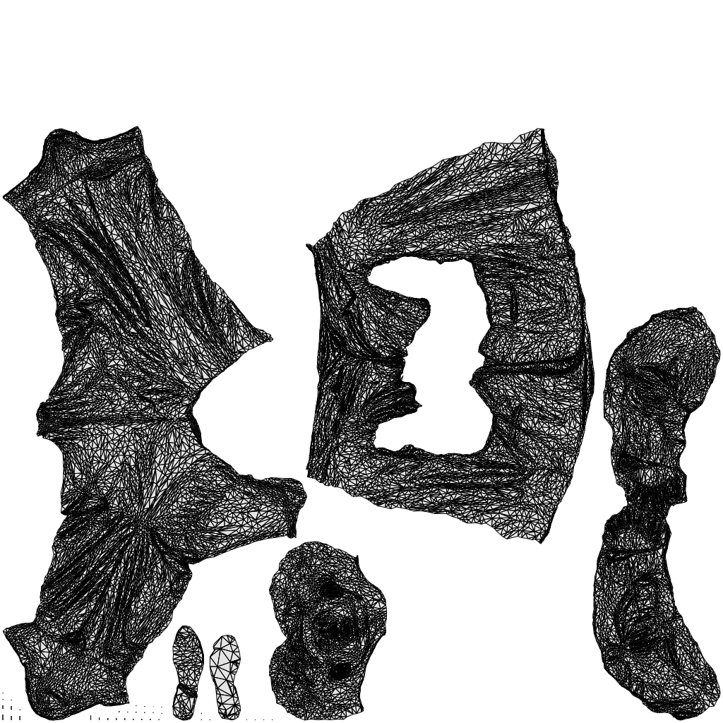 photogrammetry 3D man casual walking, realistic human model archviz FBX, wireframe top-down view