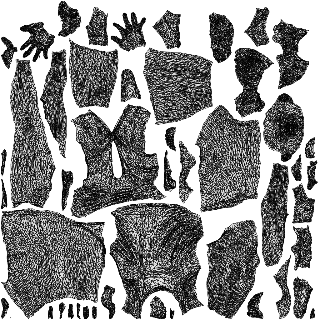 realistic 3D people woman sport, render-ready for V-Ray and Corona, FBX OBJ, wireframe top-down view