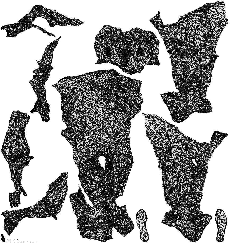 realistic 3D people man casual sitting, render-ready for V-Ray and Corona, FBX OBJ, wireframe top-down view