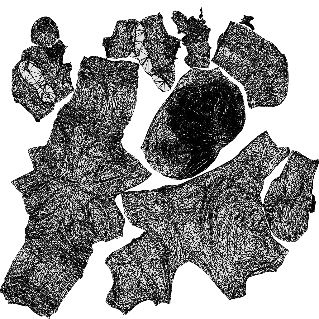 3D people model boy casual kids, scanned human for 3ds Max rendering, wireframe top-down view