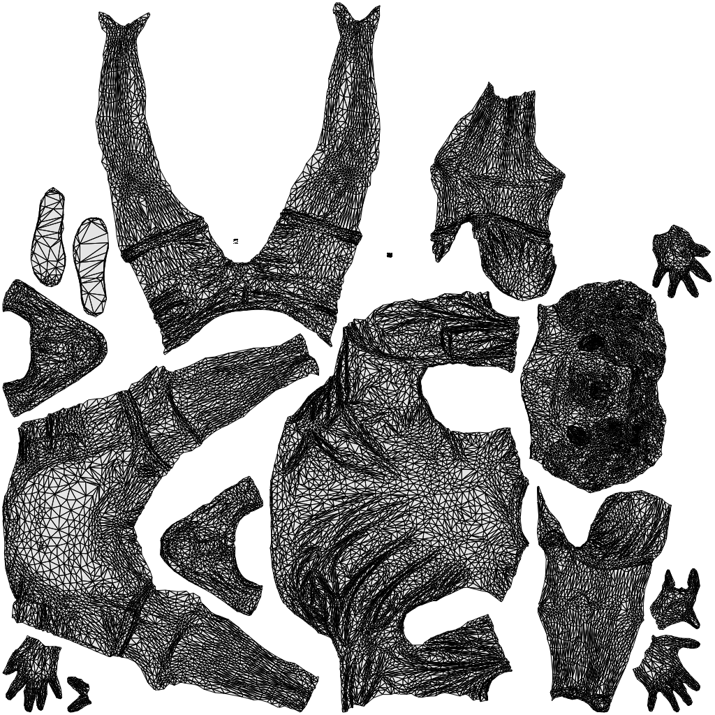 realistic 3D man casual sitting, scanned archviz people for Blender and 3ds Max, wireframe top-down view