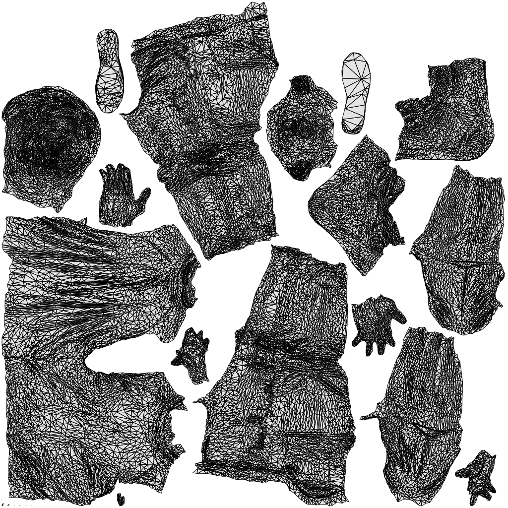 photogrammetry 3D man casual walking, realistic human model archviz FBX, wireframe top-down view