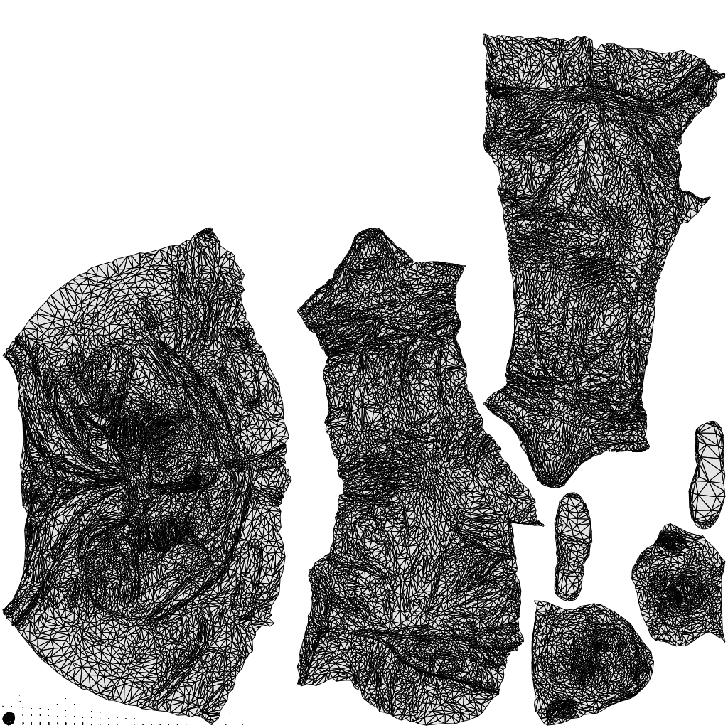 photogrammetry 3D man business, realistic human model archviz FBX, wireframe top-down view