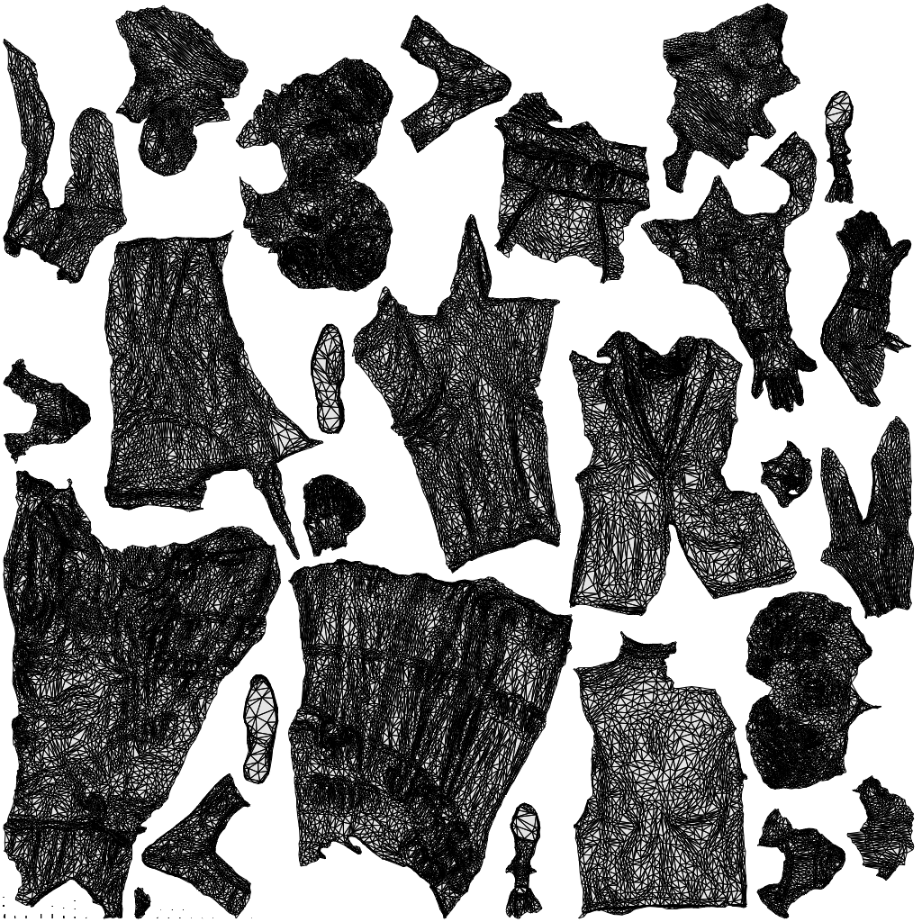 scanned 3D woman formal dancing, photogrammetry people for Enscape and V-Ray, wireframe top-down view