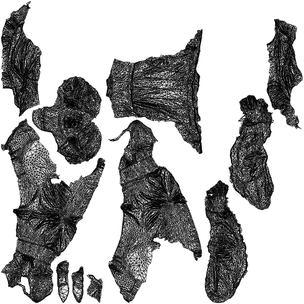 scanned 3D woman casual sitting, photogrammetry people for Enscape and V-Ray, wireframe top-down view