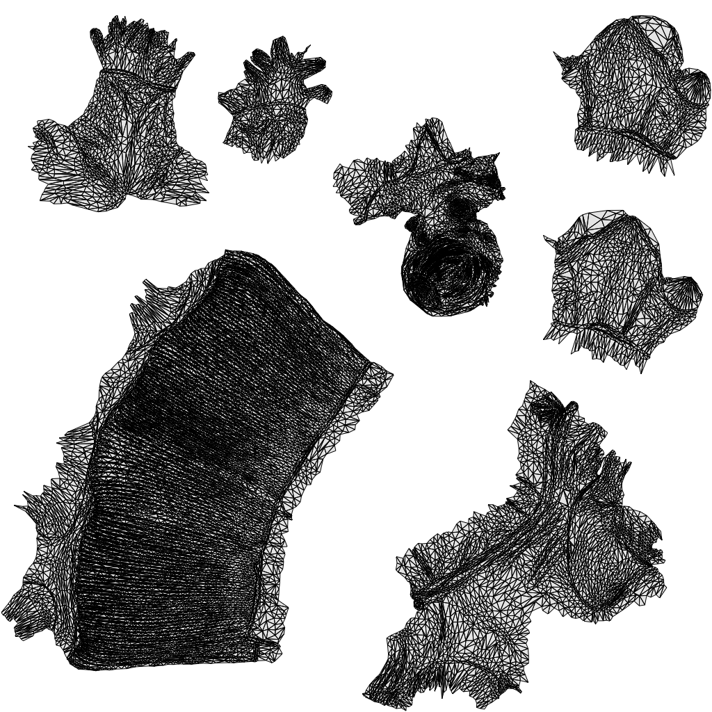3D people model woman casual standing, scanned human for 3ds Max rendering, wireframe top-down view