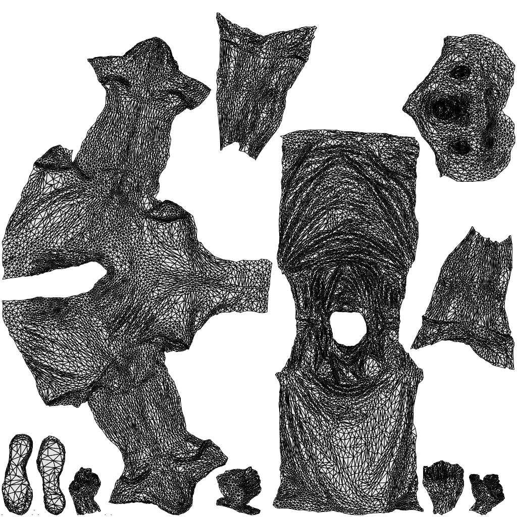 realistic 3D people man sport, render-ready for V-Ray and Corona, FBX OBJ, wireframe top-down view