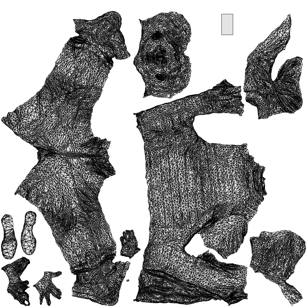 3D scanned man walking casual, photorealistic archviz people for Enscape and SketchUp, wireframe top-down view