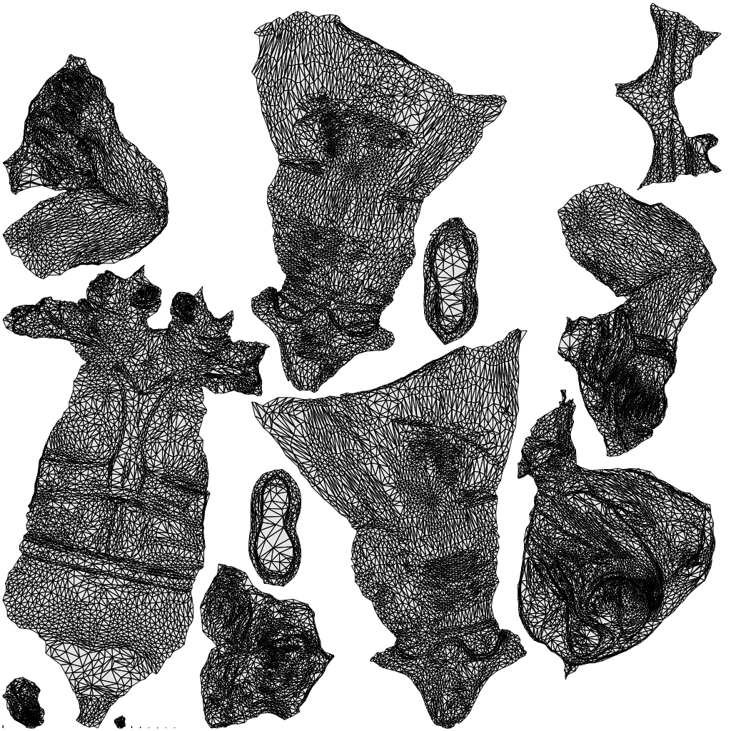 3D human model woman casual sport, photogrammetry scanned person for archviz, wireframe top-down view