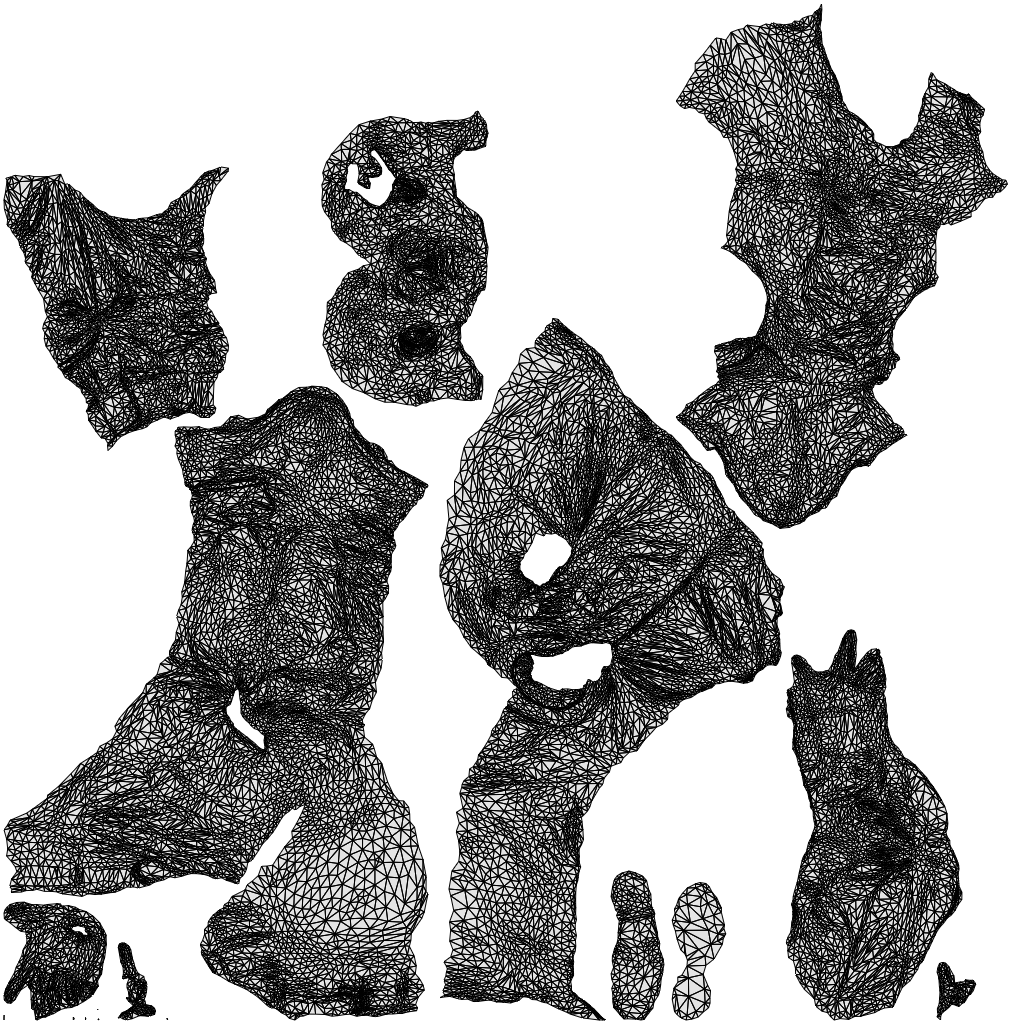 photogrammetry 3D senior man casual sitting, realistic human model archviz FBX, wireframe top-down view