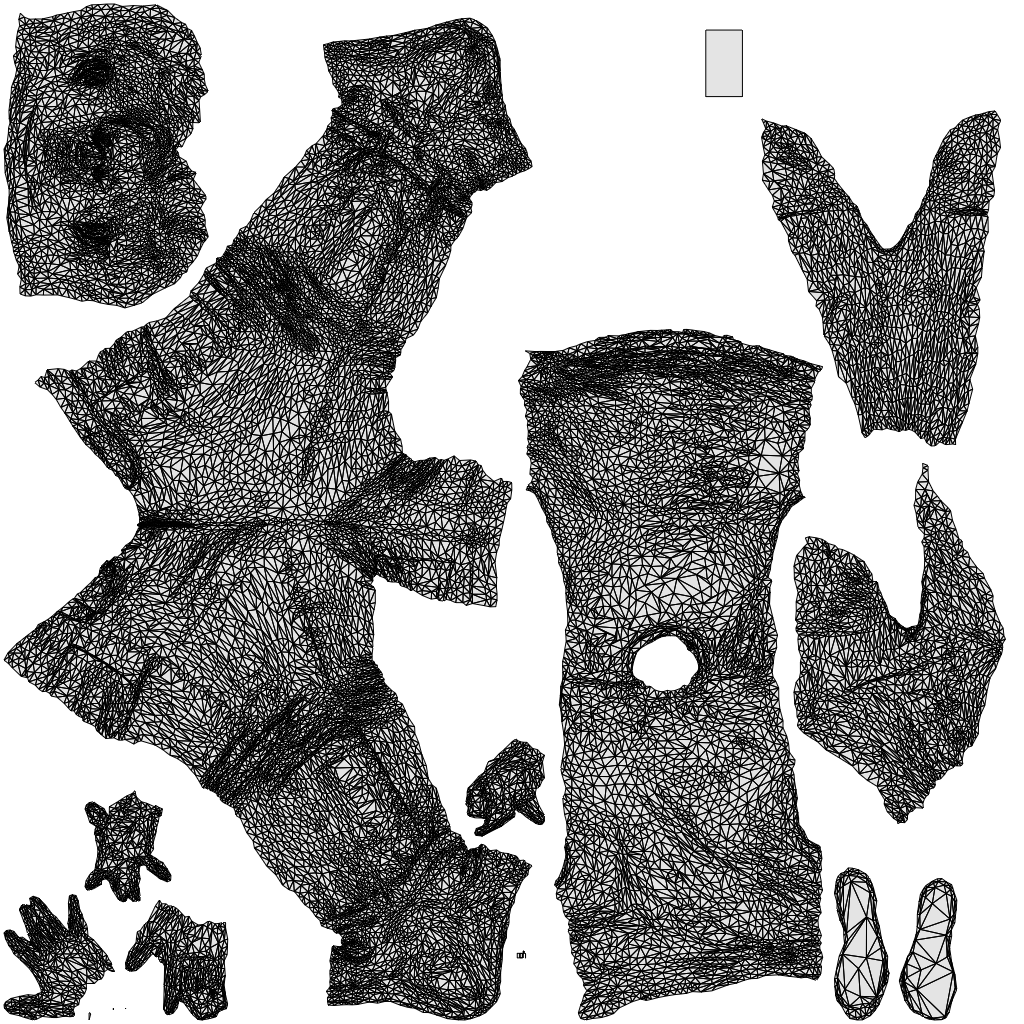 photogrammetry 3D man casual standing, realistic human model archviz FBX, wireframe top-down view