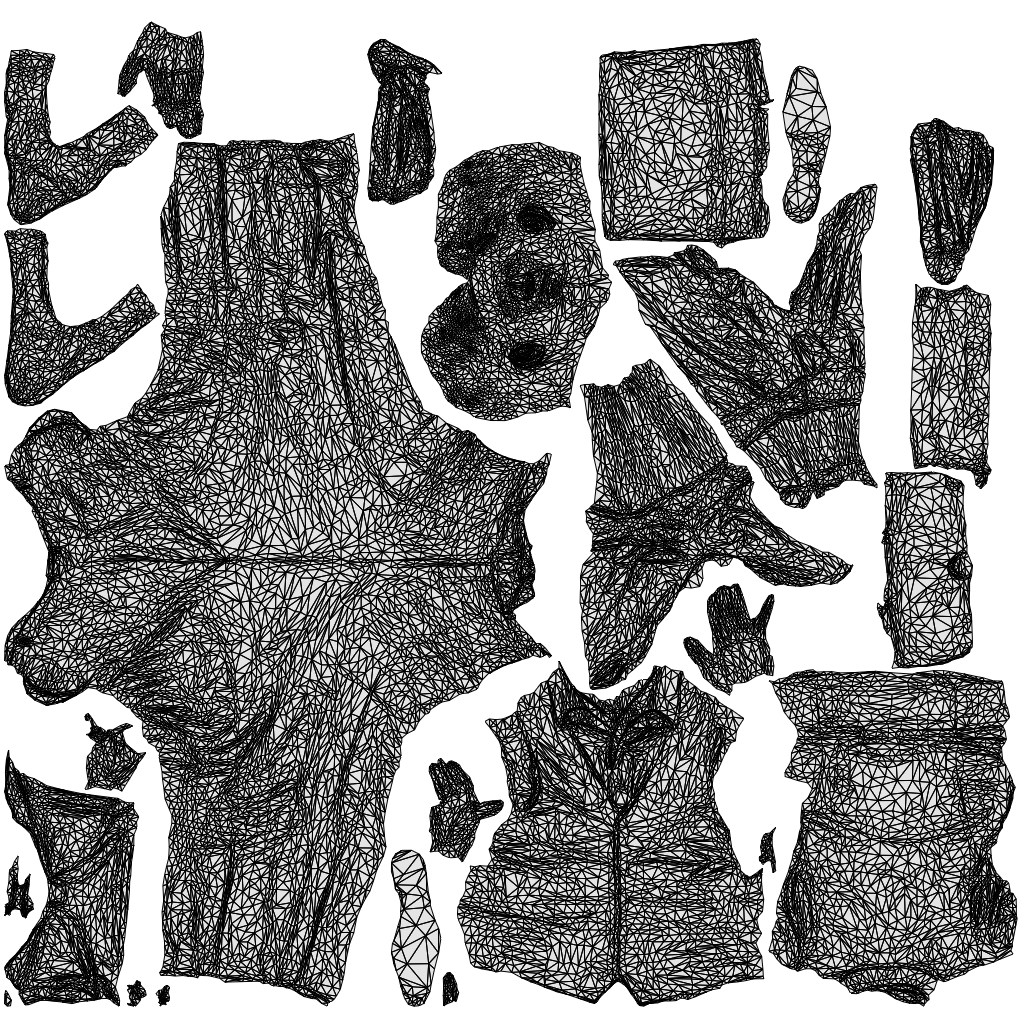 realistic 3D people man business walking, render-ready for V-Ray and Corona, FBX OBJ, wireframe top-down view