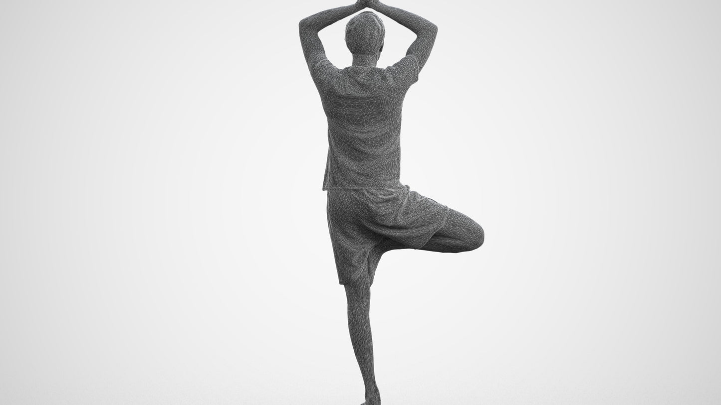 realistic 3D people man sport, render-ready for V-Ray and Corona, FBX OBJ, UV texture map