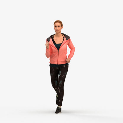 00115_Halle009 - 3D Scanned Woman Sport Summer