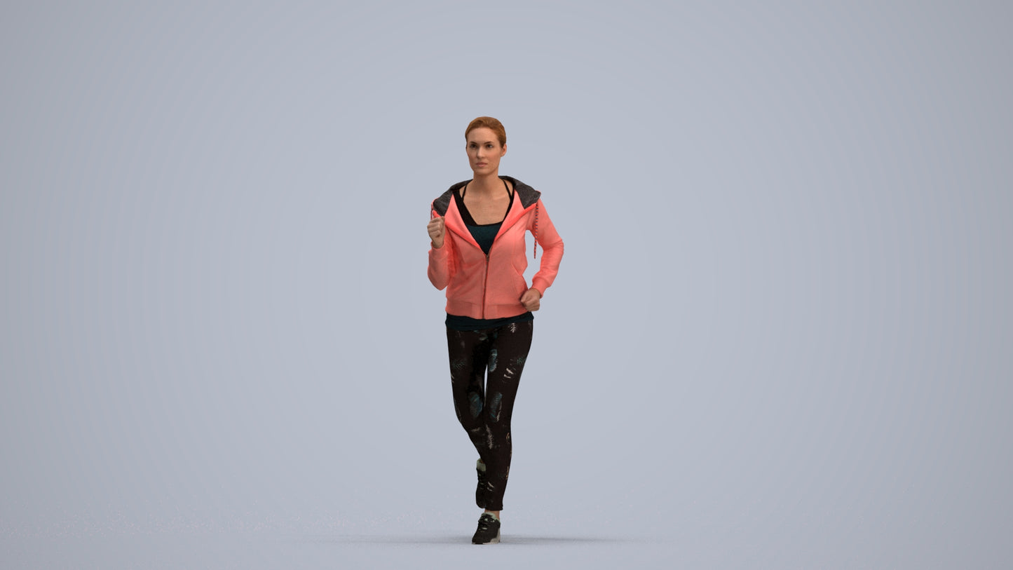 00115_Halle009 - 3D Scanned Woman Sport Summer