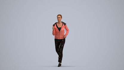 00115_Halle009 - 3D Scanned Woman Sport Summer