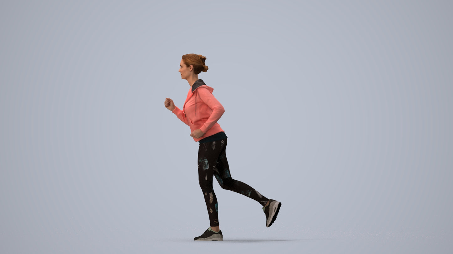 00115_Halle009 - 3D Scanned Woman Sport Summer
