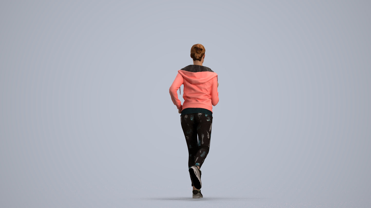00115_Halle009 - 3D Scanned Woman Sport Summer