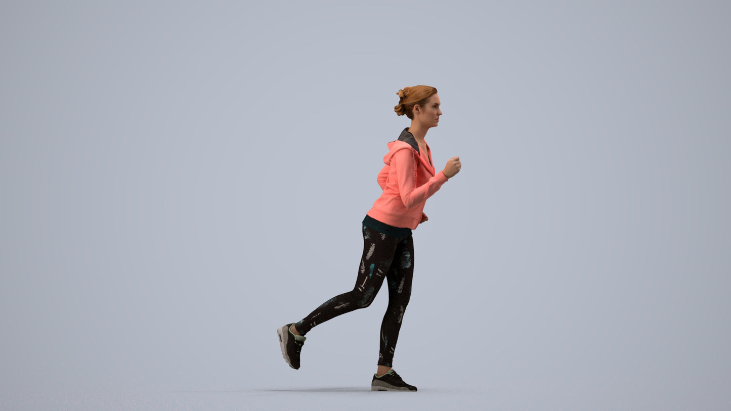 00115_Halle009 - 3D Scanned Woman Sport Summer