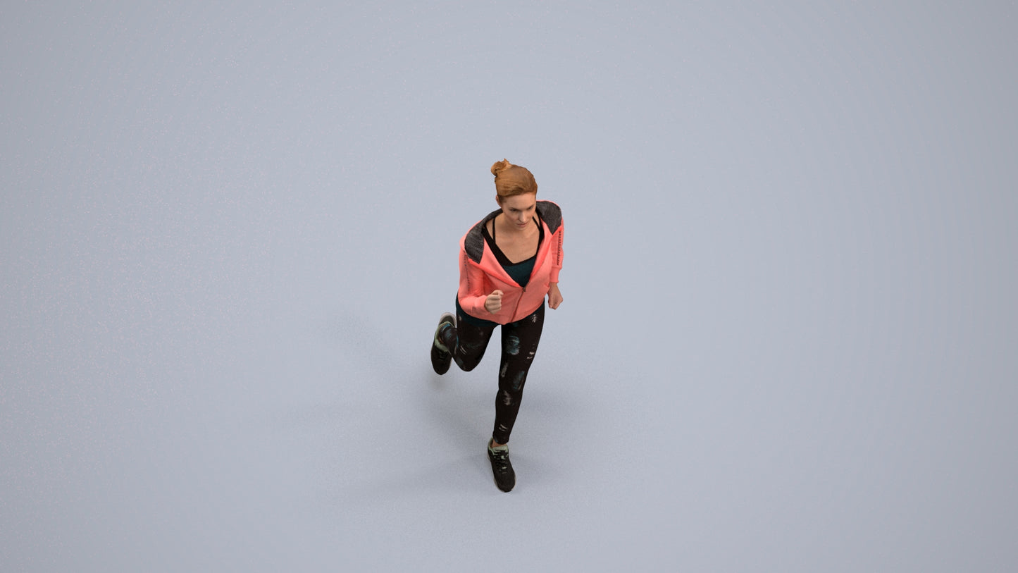 00115_Halle009 - 3D Scanned Woman Sport Summer