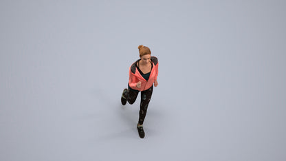 00115_Halle009 - 3D Scanned Woman Sport Summer