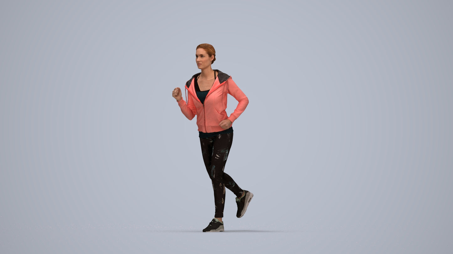 00115_Halle009 - 3D Scanned Woman Sport Summer