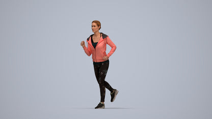 00115_Halle009 - 3D Scanned Woman Sport Summer