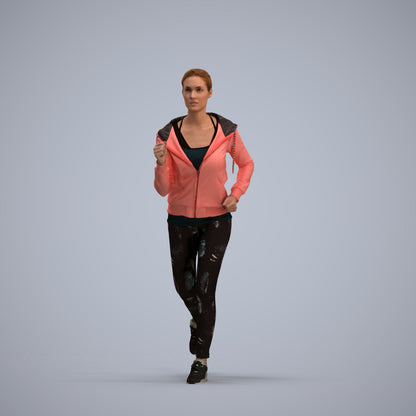 00115_Halle009 - 3D Scanned Woman Sport Summer