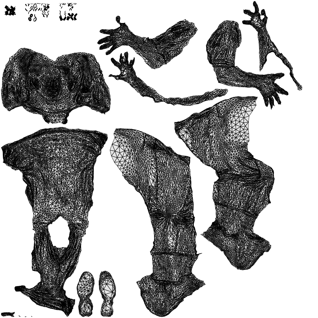 realistic 3D woman casual sitting, scanned archviz people for Blender and 3ds Max, wireframe top-down view